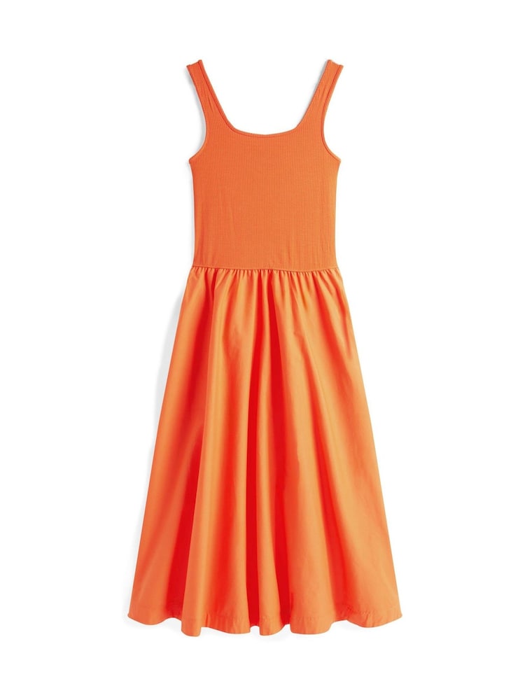 Tommy Hilfiger Slim Fit And Flare Midi Dress - Изображение 5 из 5
