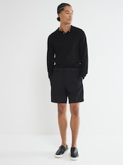River Island Black Waffle Shorts - Image 1 of 5