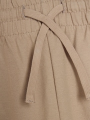 River Island Navy/Stone Regular Fit Jersey Shorts 2 Pack - Image 6 of 6