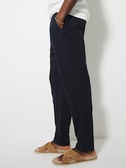 River Island Blue 100% Cotton Pull on Trousers - Image 3 of 5