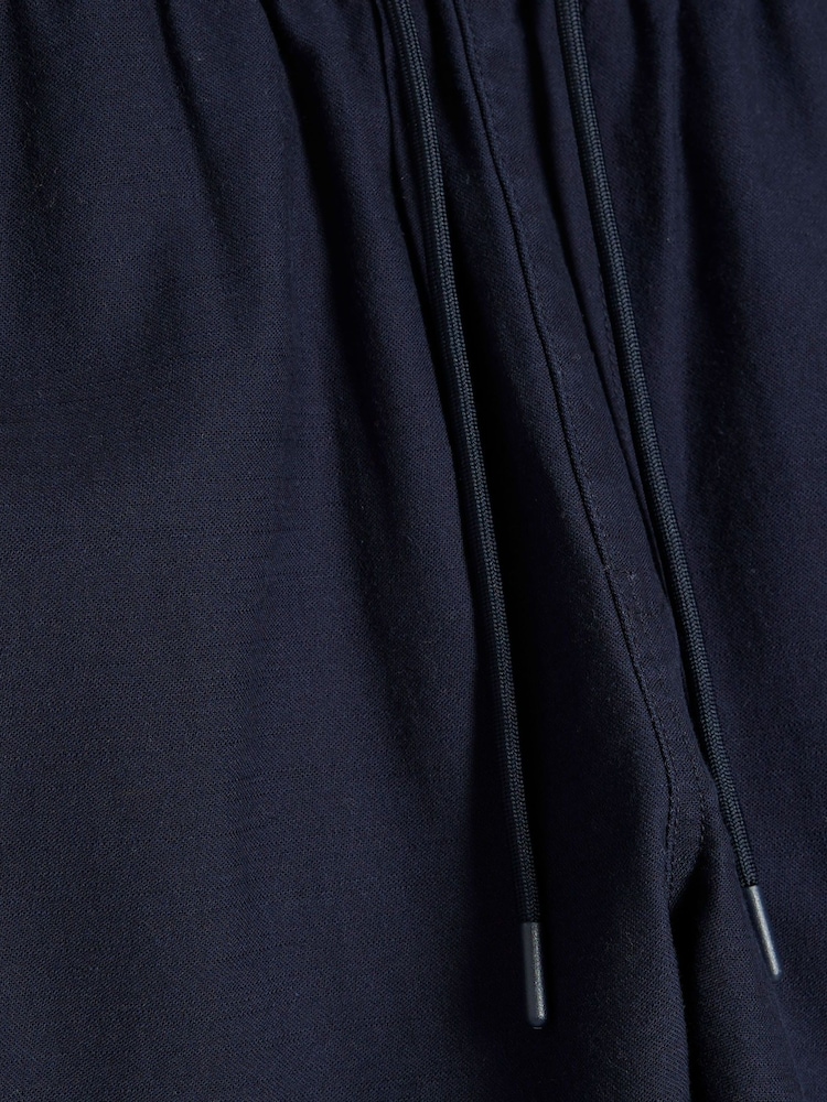 River Island Blue 100% Cotton Pull on Trousers - Image 5 of 5 River Island Blue 100% Cotton Pull on Trousers - Image 5 of 5