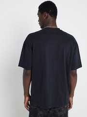 River Island Black Black Studio Oversized T-Shirt - Image 2 of 6