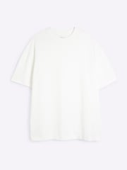 River Island Ecru Studio Oversized T-Shirt - Imagen 5 de 6