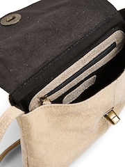 PIECES Gold Leather Cross-Body Bag - Image 5 of 5