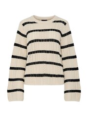 PIECES Long Sleeve Round Neck Crochet Top - Imagen 5 de 6