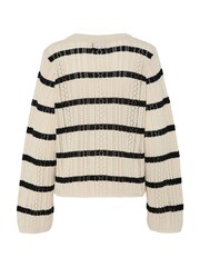 PIECES Long Sleeve Round Neck Crochet Top - Imagen 6 de 6