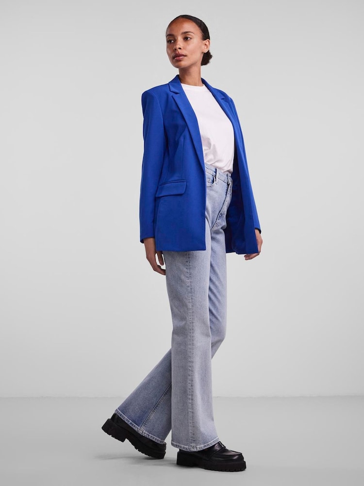 Chão azul - PIECES Long Sleeve Tailored Blazer - Imagem 2 de 6