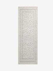 Natural Washable Leopard Print Runner - Image 6 of 6