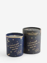 Cassis & Coconut Navy & Gold Celestial Stars & Moon Candle - Image 3 of 3