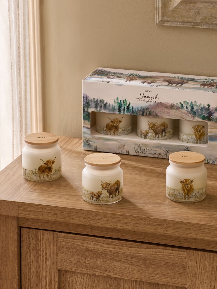 Fig & Cassis Hamish Set of 3 Candle - Image 2 of 4