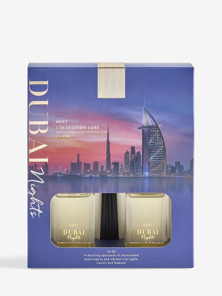Collection Luxe Dubai Nights Oud, Pink Pepper & Cardamom Set of 2 Diffusers - Image 4 of 4 Collection Luxe Dubai Nights Oud, Pink Pepper & Cardamom Set of 2 Diffusers - Image 4 of 4