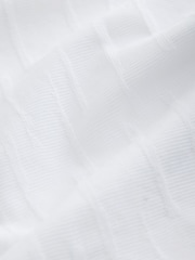 White Jaquard Print Long Sleeve Shirt - Image 2 of 3