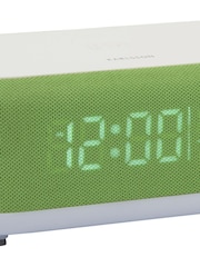 Karlsson Bright Green Vogue Alarm Clock with Phone Charger - Image 4 of 5