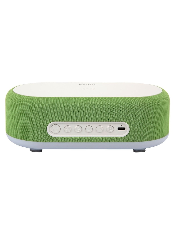 Karlsson Bright Green Vogue Alarm Clock with Phone Charger - Image 5 of 5