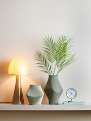 Present Time Tea Green Twisted Rib Vase - Image 1 of 4
