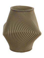 Present Time Tea Green Twisted Rib Vase - Image 4 of 4