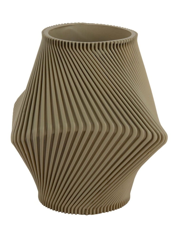 Present Time Tea Green Twisted Rib Vase - Image 4 of 4