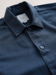 Blue Hem Pocket Shacket - Image 6 of 6