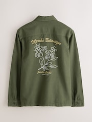 ירוק חאקי - שאקט עם כיס במכפלת - תמונה 10 מתוך 15