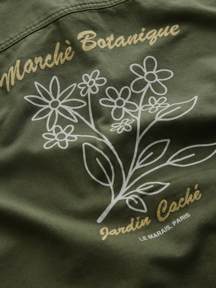 ירוק חאקי - שאקט עם כיס במכפלת - תמונה 15 מתוך 15