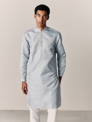 Blue Kurta Shirt - Image 1 of 8