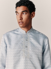 Blue Kurta Shirt - Image 2 of 8