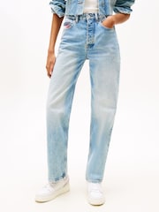 Tommy Hilfiger Blue Layla High Rise Slim Straight Jeans - Image 1 of 5