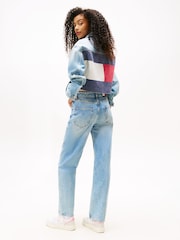 Tommy Hilfiger Blue Layla High Rise Slim Straight Jeans - Image 3 of 5