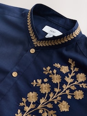 Navy Kurta - Image 7 of 8