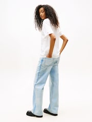 Camiseta Tommy Jeans com estampa de gola redonda - Imagem 2 de 4
