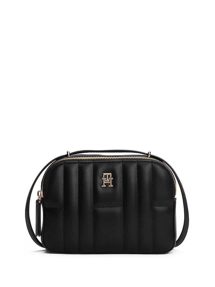 Negro - Tommy Hilfiger Monogram Quilted Camera Bag - Imagen 1 de 5
