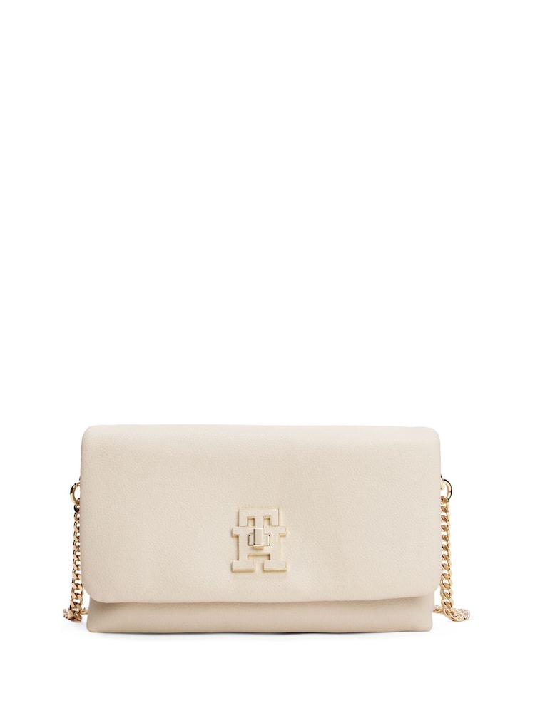Tommy Hilfiger Brown Modern Turn Lock Cross-Body Bag - Image 1 of 5