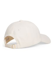 Creme - Tommy Hilfiger 100% Cotton Monogram Embroidery Baseball Cap - Imagem 2 de 3