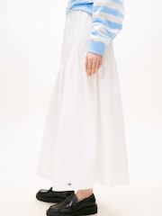 Tommy Jeans Natural Tiered Maxi Skirt - Image 4 of 5