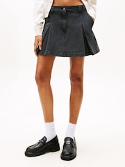 Minissaia Jeans Plissada Tommy Jeans - Imagem 1 de 5