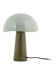 Leitmotiv Jungle Green Grayed Jade Grato Enamel Table Lamp - Image 1 of 2