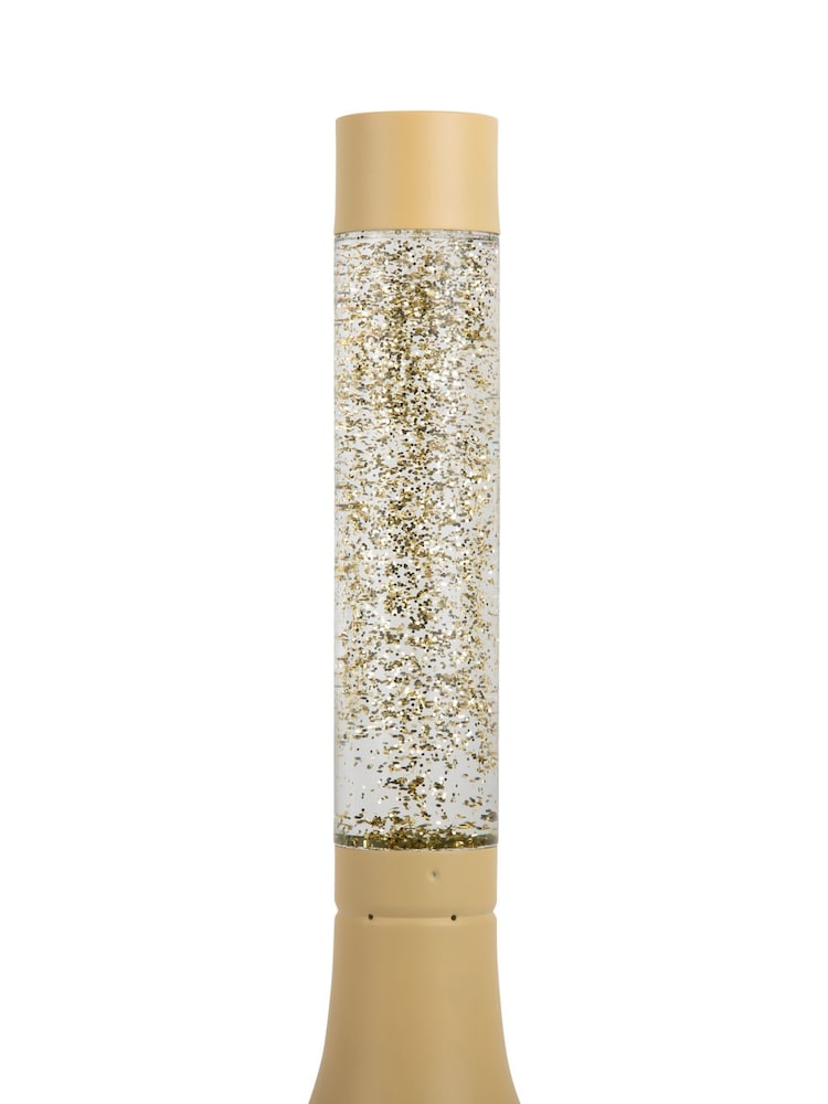 Leitmotiv Soft Yellow Astro Glitter Table Lamp - Image 2 of 3