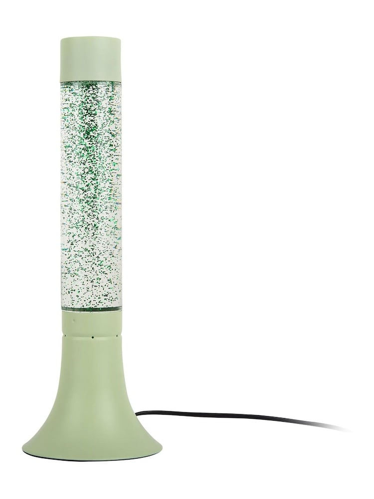 Leitmotiv Soft Green Astro Glitter Table Lamp - Image 2 of 3