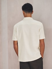 Neutral N.Premium Linen Tencel Blend Floral Print Short Sleeve Shirt - Image 4 of 7