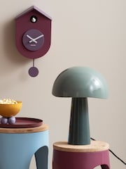 Leitmotiv Jeans Blue Misty Blue Grato Enamel Table Lamp - Image 1 of 3