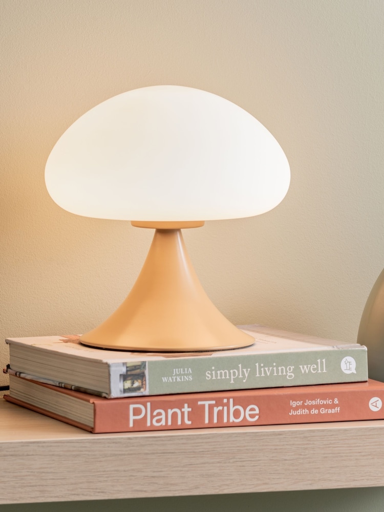 Leitmotiv Ochre Yellow Hongo Table Lamp - Image 1 of 3 Leitmotiv Ochre Yellow Hongo Table Lamp - Image 1 of 3