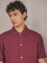 وردي - Linen Tencel Blend Short Sleeve Shirt - Image 5 of 8