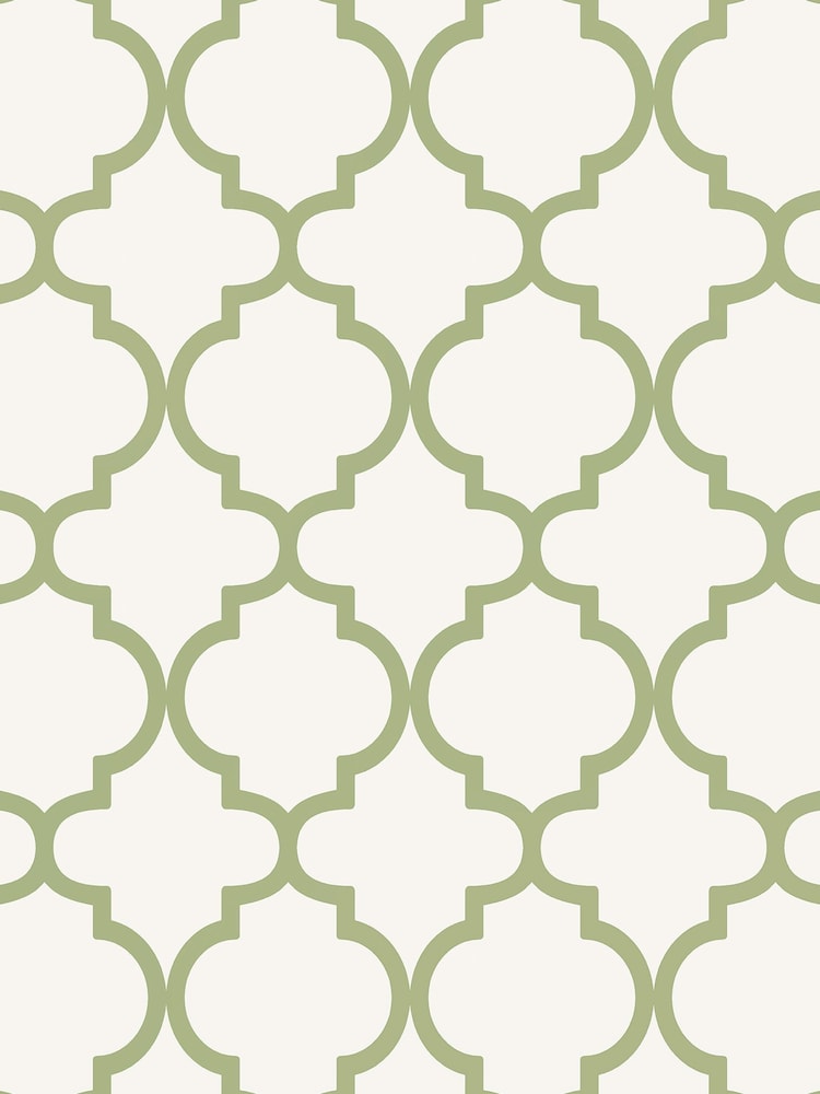 Graham & Brown Green Trellia 10M Wallpaper - Image 2 of 4 Graham & Brown Green Trellia 10M Wallpaper - Image 2 of 4