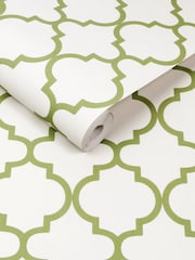 Graham & Brown Green Trellia 10M Wallpaper - Image 3 of 4