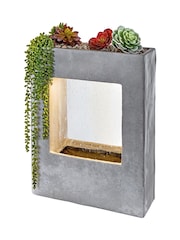 Premier Decorations Ltd Grey 58cm Low Voltage Curtain Shower Water Feature - Image 2 of 3