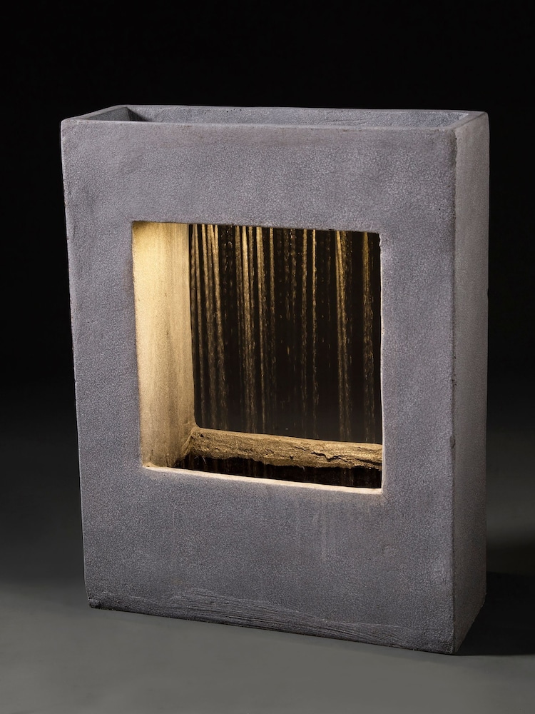 Premier Decorations Ltd Grey 58cm Low Voltage Curtain Shower Water Feature - Image 3 of 3