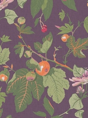 Graham & Brown Plum Craftwork Trail 10M Wallpaper - Image 2 of 4