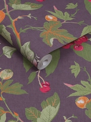 Graham & Brown Plum Craftwork Trail 10M Wallpaper - Image 3 of 4