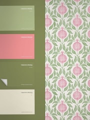 Graham & Brown Pink & Green Apple of Grenada 10M Wallpaper - Image 4 of 4