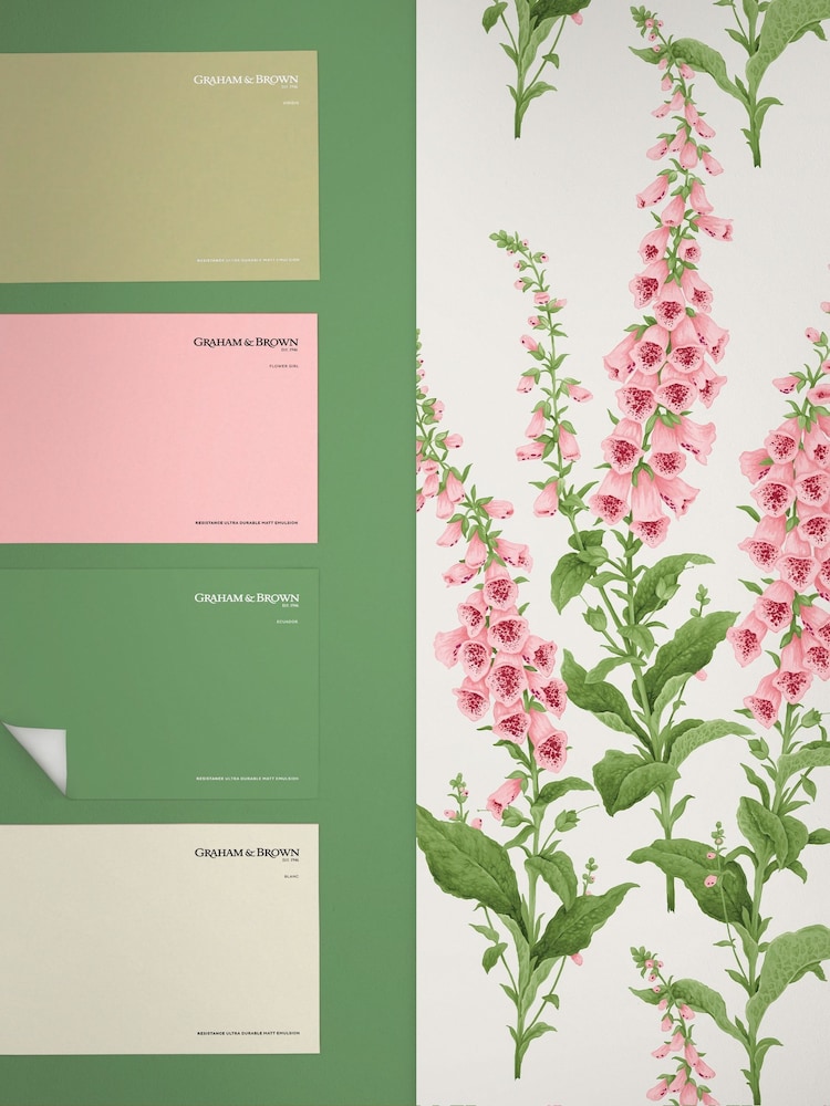 Graham & Brown Day Foxglove 10M Wallpaper - Image 4 of 4